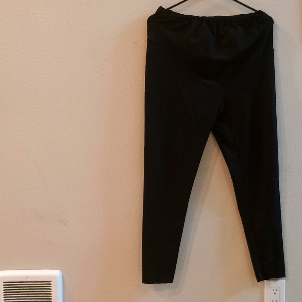 Black pregnancy leggings